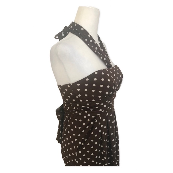 JFW Summer Polka Dots Long Straight Dress - Picture 4 of 5
